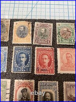 41 Antique BULGARIA stamps, 1895-1910 Mixed Lot- Some NMH/Some Used- Mix