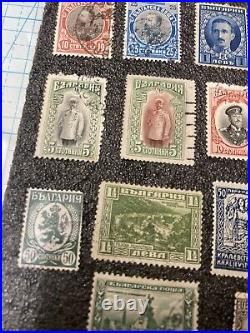 41 Antique BULGARIA stamps, 1895-1910 Mixed Lot- Some NMH/Some Used- Mix