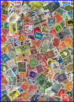 5 Full Pounds Worldwide Stamps Used Off Paper Some Mint