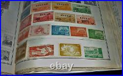 5 Thick Vintage Postage Stamp Albums Filled With Stamps Worldwide Collection Lot