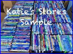 500 Kids DVD LOT WHOLESALE ASSORTED Children's Movies & Tv Shows Disney Included