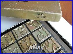 61 Craftool stamps + swivel knives 1 alphabet set strapper bevel creaser lot