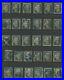 73-Jackson-Lot-of-30-Used-Stamps-with-Premium-BLUE-CANCELS-SCV-2250-Bx-3123-01-gmwa
