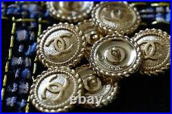 8 Stamped Chanel buttons lot of 8 cc logo 16 mm 0,7 inch gold