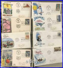 888 U. S. First Day Covers 1960's Dealer Lot Nice Selection FDC's Unaddressed