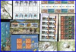 AUSTRALIA STAMPS Face Value $264 MINT MINISHEETS & GUTTER BLOCKS Use as Postage