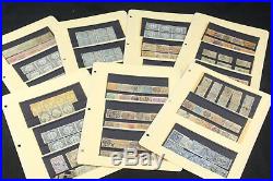 Amazing France French Colonies Revenue Fiscal Tax Stamp Collection Lot Indochina