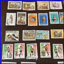 Amazing Lot Of 50 Different Nicaragua Stamps Pottery, Freedom, Birds, Trains #2