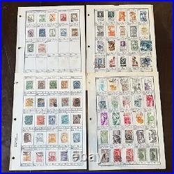 Amazing Mexico Stamps Lot On Approval Sheets Full And Partial Pages Short Sets