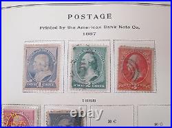 American Bank Note Co. Small Postage Page Lot 214 215 216 220c 224 227 228 RARE