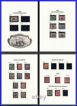 American Heirloom Stamp Collection, Mostly Used, Some Mint SMQ Over $2500