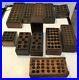 Antiques-Vintage-11-Lot-1900s-1940s-Wooden-Empty-Box-Steel-Stamp-Punch-01-tm