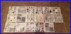 Awesome HUGE Close to My Heart CTMH My Acrylix stamp Set Lot of 90 + 4 cases