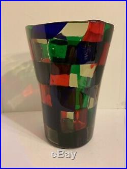Awesome Venini Pezzato By Bianconi Signed & Stamped Mint Best Colors