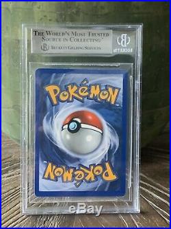 BGS 9 MINT Pokemon Charizard 1st Edition Base Holo Thick Stamp #4 LOW POP INVEST