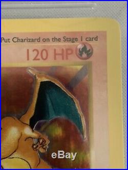 BGS 9 MINT Pokemon Charizard 1st Edition Base Set Holo 1999 THICK STAMP #4