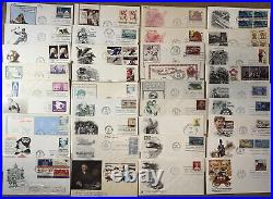 BIG BOX LOT 460+ MANY COLOR FDCs MOST DIFF & UNADDRESSED INC PREMIUM 1950s-1990s