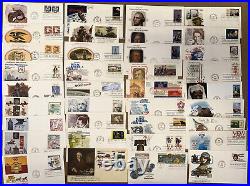 BIG BOX LOT 460+ MANY COLOR FDCs MOST DIFF & UNADDRESSED INC PREMIUM 1950s-1990s