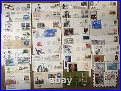 BIG BOX LOT 460+ MANY COLOR FDCs MOST DIFF & UNADDRESSED INC PREMIUM 1950s-1990s