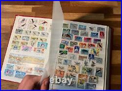 BIRDS ON STAMPS mint & used stockbook cv marked £2000+ 3 sides not shown 301