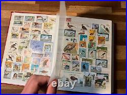 BIRDS ON STAMPS mint & used stockbook cv marked £2000+ 3 sides not shown 301