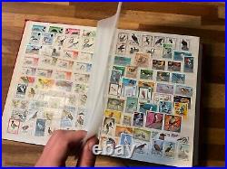 BIRDS ON STAMPS mint & used stockbook cv marked £2000+ 3 sides not shown 301