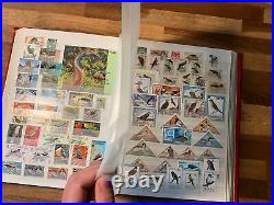 BIRDS ON STAMPS mint & used stockbook cv marked £2000+ 3 sides not shown 301