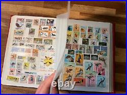 BIRDS ON STAMPS mint & used stockbook cv marked £2000+ 3 sides not shown 301