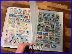 BIRDS ON STAMPS mint & used stockbook cv marked £2000+ 3 sides not shown 301