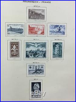 BJ Stamps FRANCE, 1849-1959, in Schaubek album, Mint or Used.'17 Scott $3546