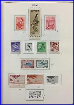 BJ Stamps Japan & Ryukyus, 1871-1971, Minkus album, mint & used. Cat. $3700