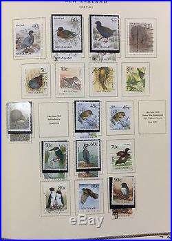BJ Stamps New Zealand, 1862-2000 in Scott album, MNH/mint/used. Cat. $4800