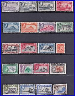 BRITISH COMMONWEALTH LARGE MINT COLLECTION to KGVI on 29 SHEETS (CV $13,000+)