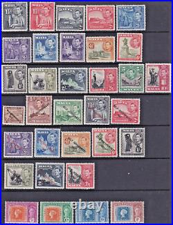 BRITISH COMMONWEALTH LARGE MINT COLLECTION to KGVI on 29 SHEETS (CV $13,000+)