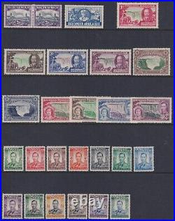 BRITISH COMMONWEALTH LARGE MINT COLLECTION to KGVI on 29 SHEETS (CV $13,000+)