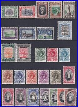 BRITISH COMMONWEALTH LARGE MINT COLLECTION to KGVI on 29 SHEETS (CV $13,000+)