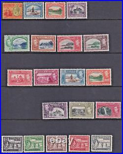 BRITISH COMMONWEALTH LARGE MINT COLLECTION to KGVI on 29 SHEETS (CV $13,000+)