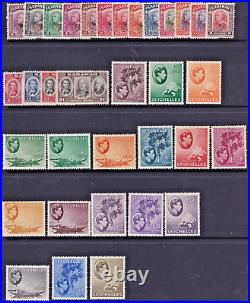 BRITISH COMMONWEALTH LARGE MINT COLLECTION to KGVI on 29 SHEETS (CV $13,000+)