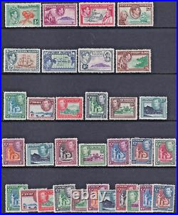 BRITISH COMMONWEALTH LARGE MINT COLLECTION to KGVI on 29 SHEETS (CV $13,000+)