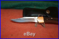 BUCK KNIFE MODEL 110 -1973' RARE INVERTED TANG STAMP IN MINT CONDITION WithSHEATH