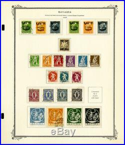 Bavaria Loaded 1800s to 1920s Mint & Used Stamp Collection