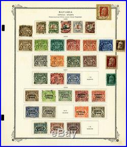 Bavaria Loaded 1800s to 1920s Mint & Used Stamp Collection