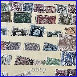 Belgium Mint Used Stamps Lot In Stock Page Fiscal, Rampant Lions, Brussels