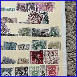 Belgium Mint Used Stamps Lot In Stock Page Fiscal, Rampant Lions, Brussels