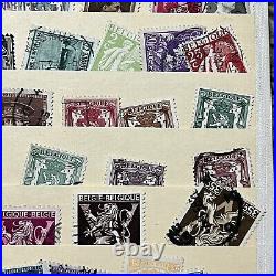 Belgium Mint Used Stamps Lot In Stock Page Short Sets, Overprints, Posthorns Etc