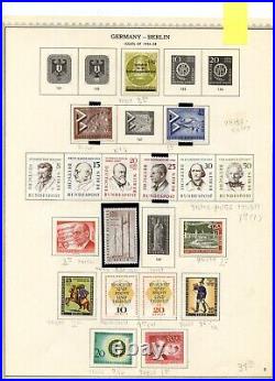 Berlin, Germany stamp collection, mint & used 2021 catalog value $1,098.20
