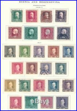 Bosnia And Herzegovina 1879-1917 Collection 8 Pages Mint Used Fvf
