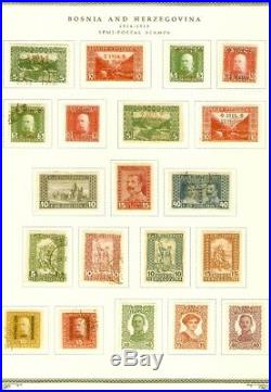 Bosnia And Herzegovina 1879-1917 Collection 8 Pages Mint Used Fvf