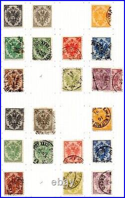 Bosnia & Herzegovina 1879-1905 Specialized Study Of 150 Mint & Used Stamps