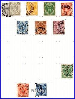 Bosnia & Herzegovina 1879-1905 Specialized Study Of 150 Mint & Used Stamps